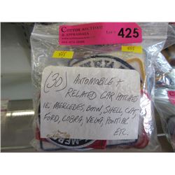 30 New automobile & car related patches