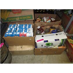 10 Boxes of assorted food products