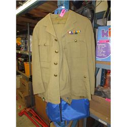 Vintage Canadian military uniform