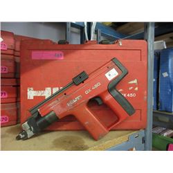 Hilti DX 450 concrete nailer - used