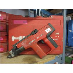 Hilti DX 450 concrete nailer - used