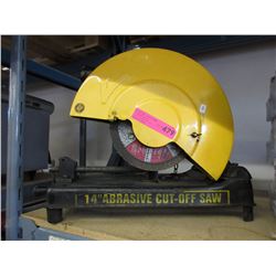 14" Abrasive cut-off saw - used