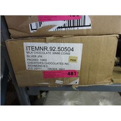 10 kg Case of chocolate coins