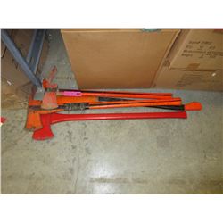 4 Fireman axes - used