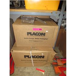 4 Cases of containers for commercial packaging