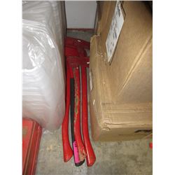 4 Fireman's axes - used