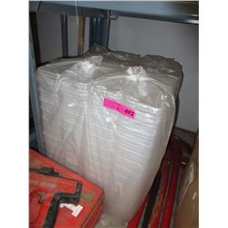 4 Large bags of new plastic containers