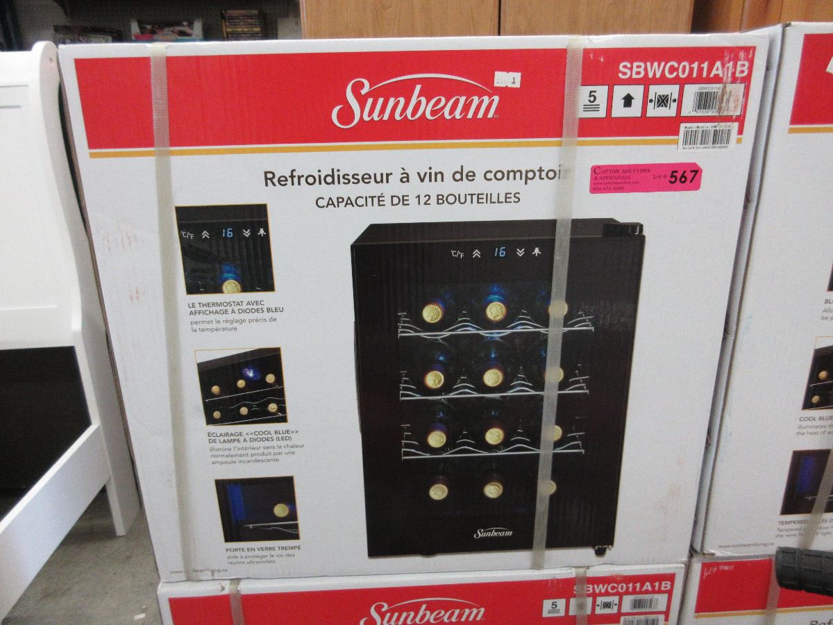 New SunBeam countertop wine cooler