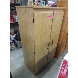 2 Door utility cabinet-used