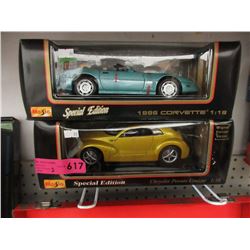 2 Die-cast scale model cars - 1:18 scale