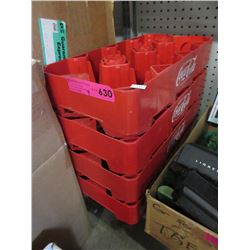 4 Plastic Coca-Cola trays