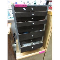 Small crafting cupboard & contents