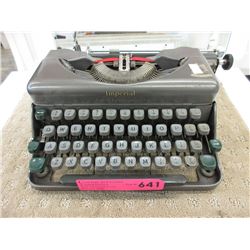 Vintage small Imperial typewriter