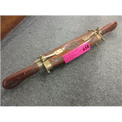 Carving set in carved wood case