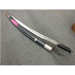 Indian saber with sheath