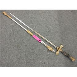 Masonic sword in sheath - circa 1890