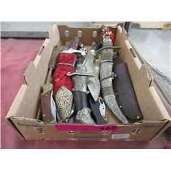 12 Assorted knives