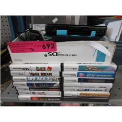 Nintendo DS light with games - used