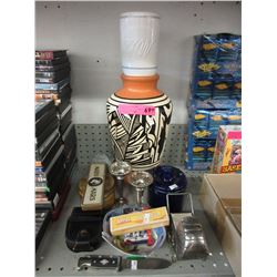 Vase & small collectible items