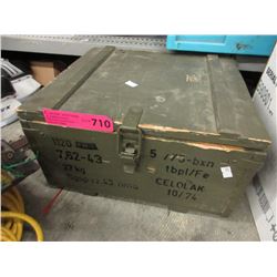 Wood ammo box - used