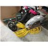 Image 1 : Electric hedge trimmer & circular saw - used