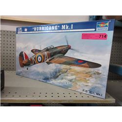 Airplane model kit - Hurricane