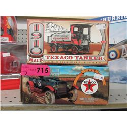 2 Ertl die-cast Texaco trucks