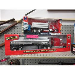 2 Scale model die-cast trucks