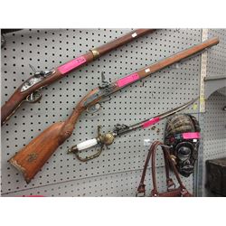 Replica Black Powder Rifle w/ Filled Solid Barrel