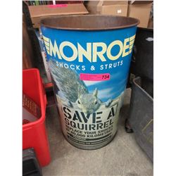 Monroe waste barrel