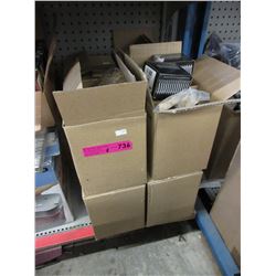 8 Cases of new 5.5 oz glass bottles with corks