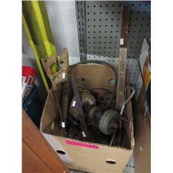 Box of vintage tools