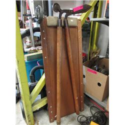 Vintage edge trimmers & mechanic creeper