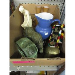 Emile Henry jug & other decorative items