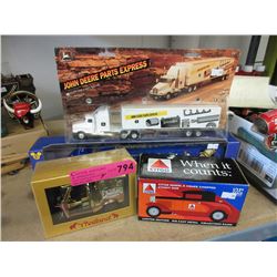 4 New scale model vehicles