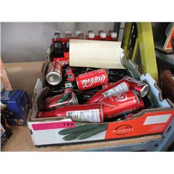 Collectible Coca-Cola bottles & cans