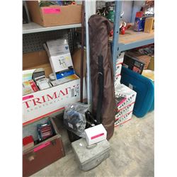 Decorative metal brackets, folding chair & more