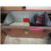 Image 1 : Vintage metal lined box & contents