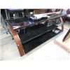 Image 1 : New - Tempered glass TV stand