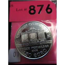 2005 Austrian .999 Fine Silver coin