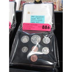 1980 Canadian uncirculated coin set
