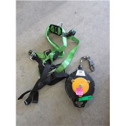 Arkon safety cable with harness - used