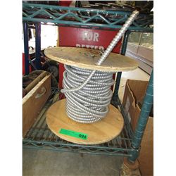 Partial spool of electric conduit