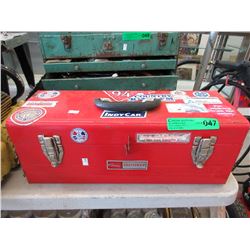 Metal toolbox & contents - used