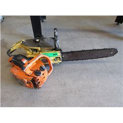 2 Gas powered chainsaws - used