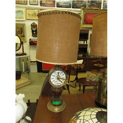 Vintage folk art lamp