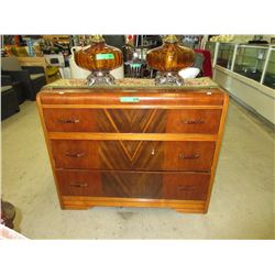 Vintage wood dresser