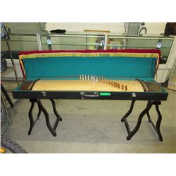 Vintage wood Zither in case