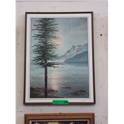 Signed painting on canvas