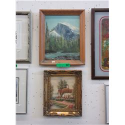 2 Signed paintings
